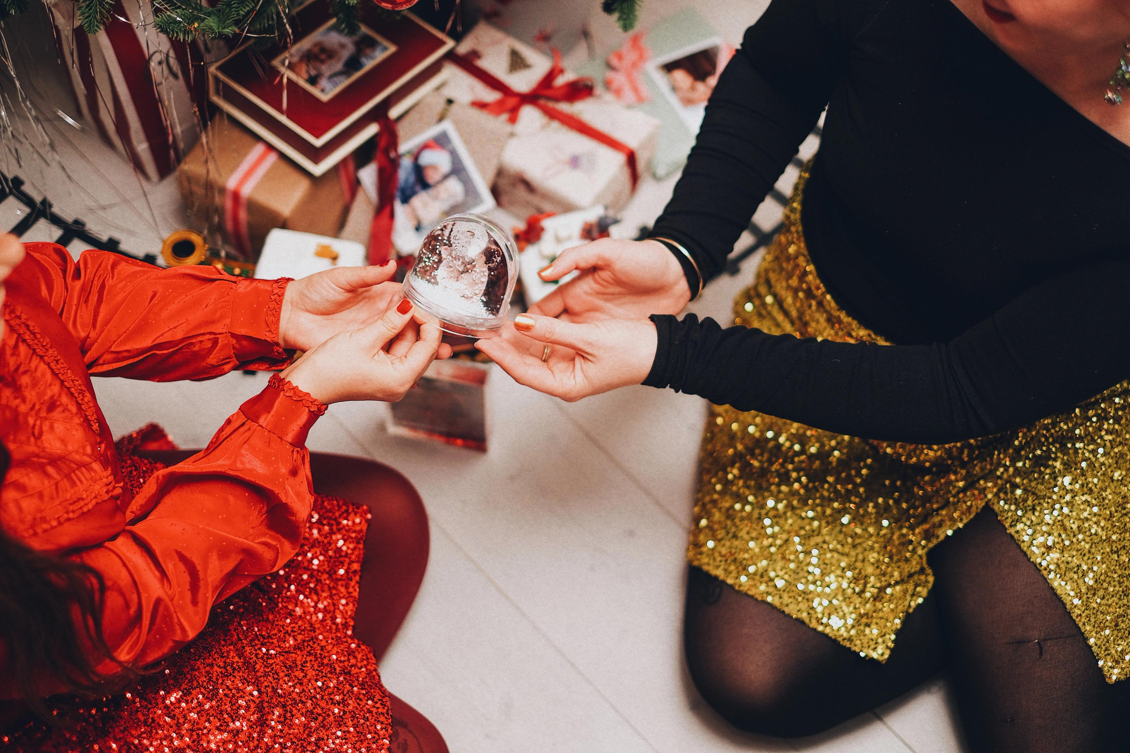 Juleglobe med ditt eget bilde