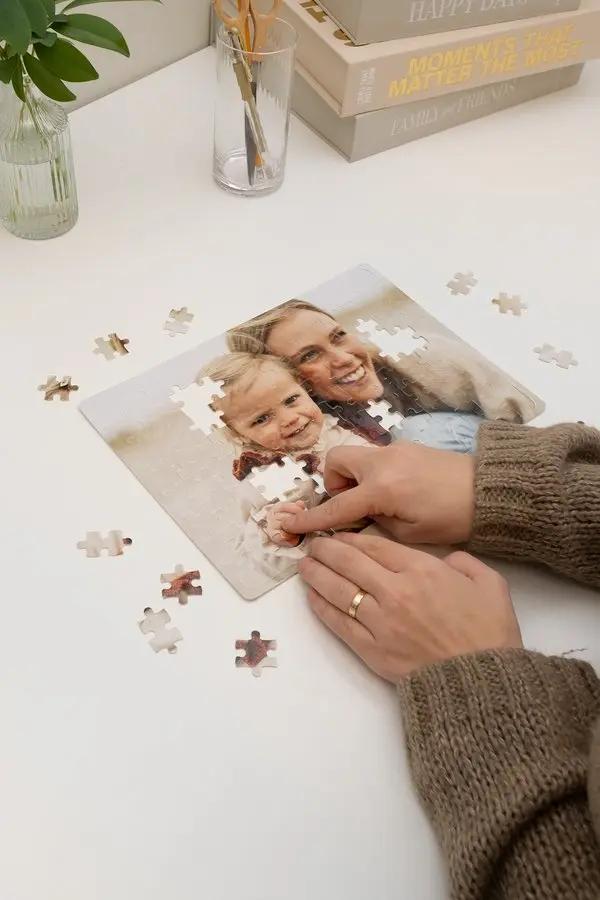 Puslespill med bilde pusles