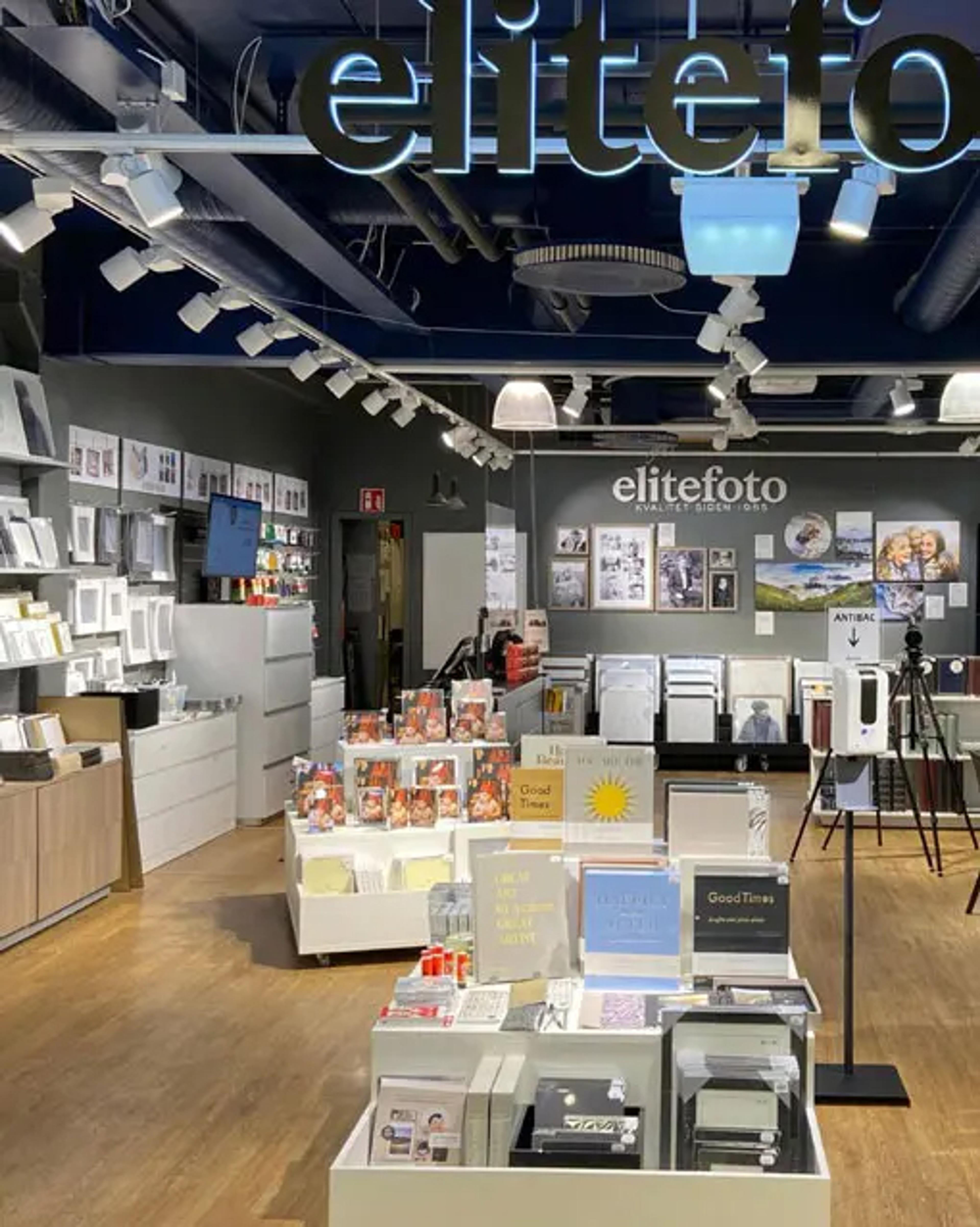 Elite Fotos butikk på Holmen senter i Asker