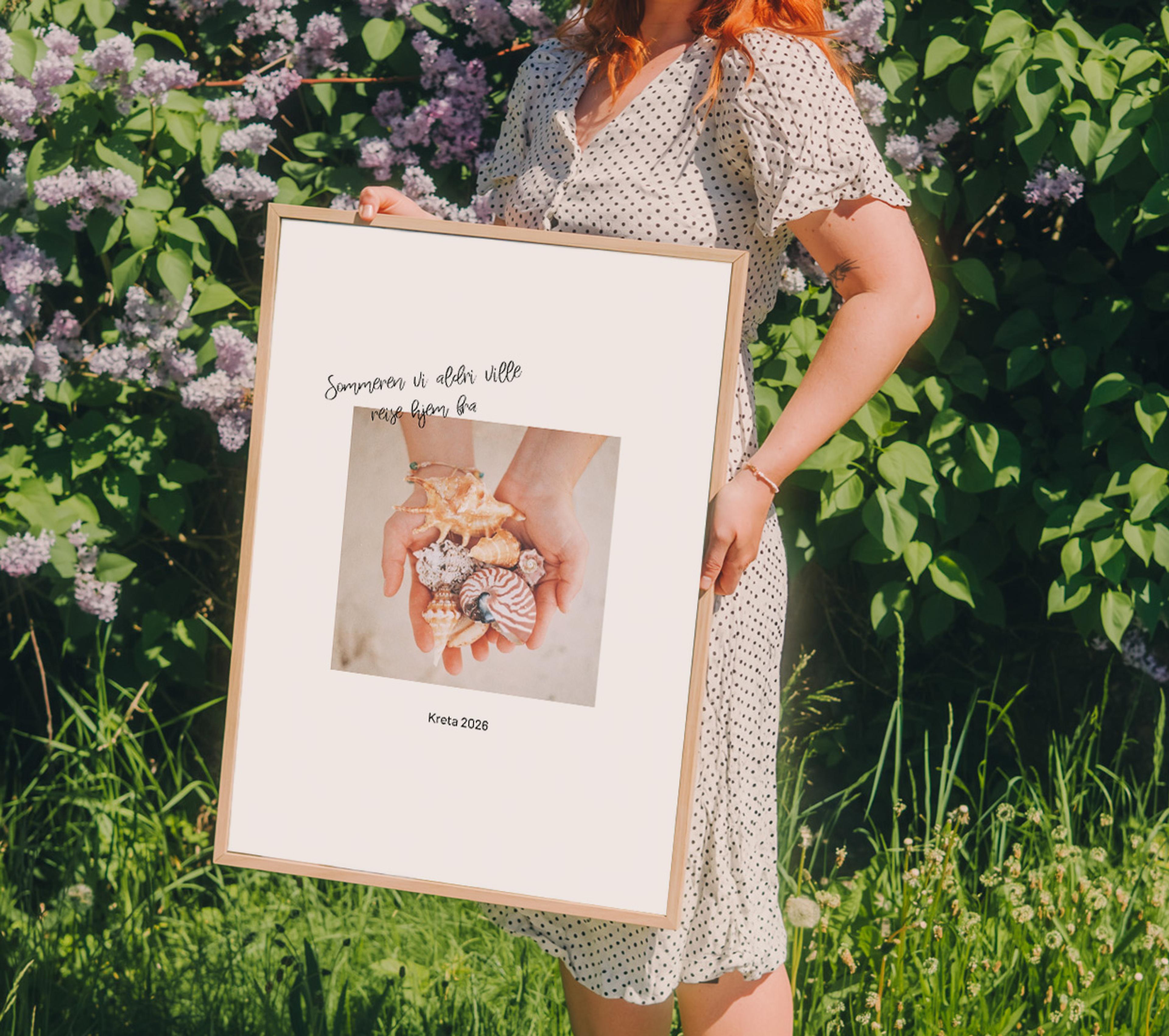 Personlig plakater med dine bilder og tekst