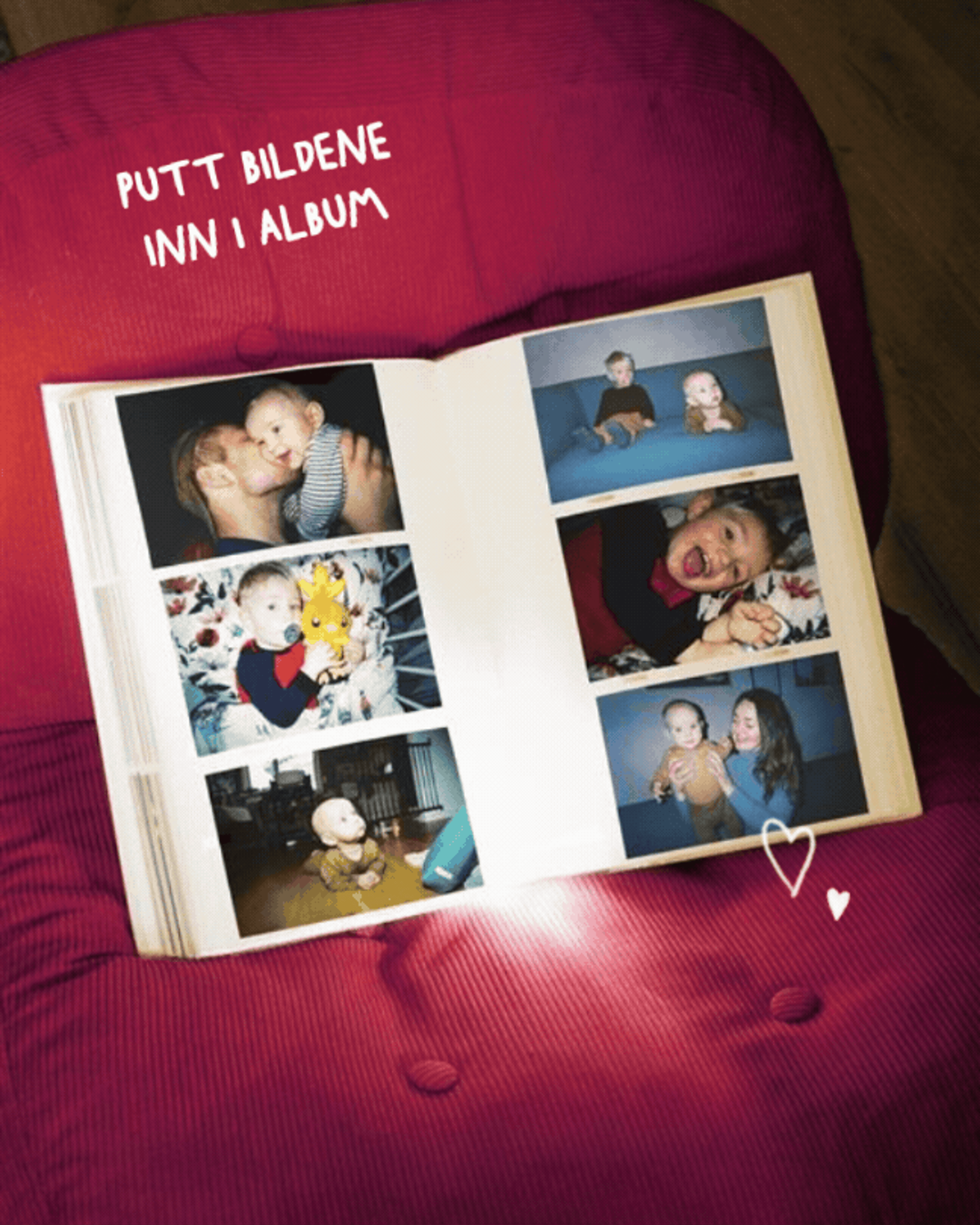 Album til bildene dine