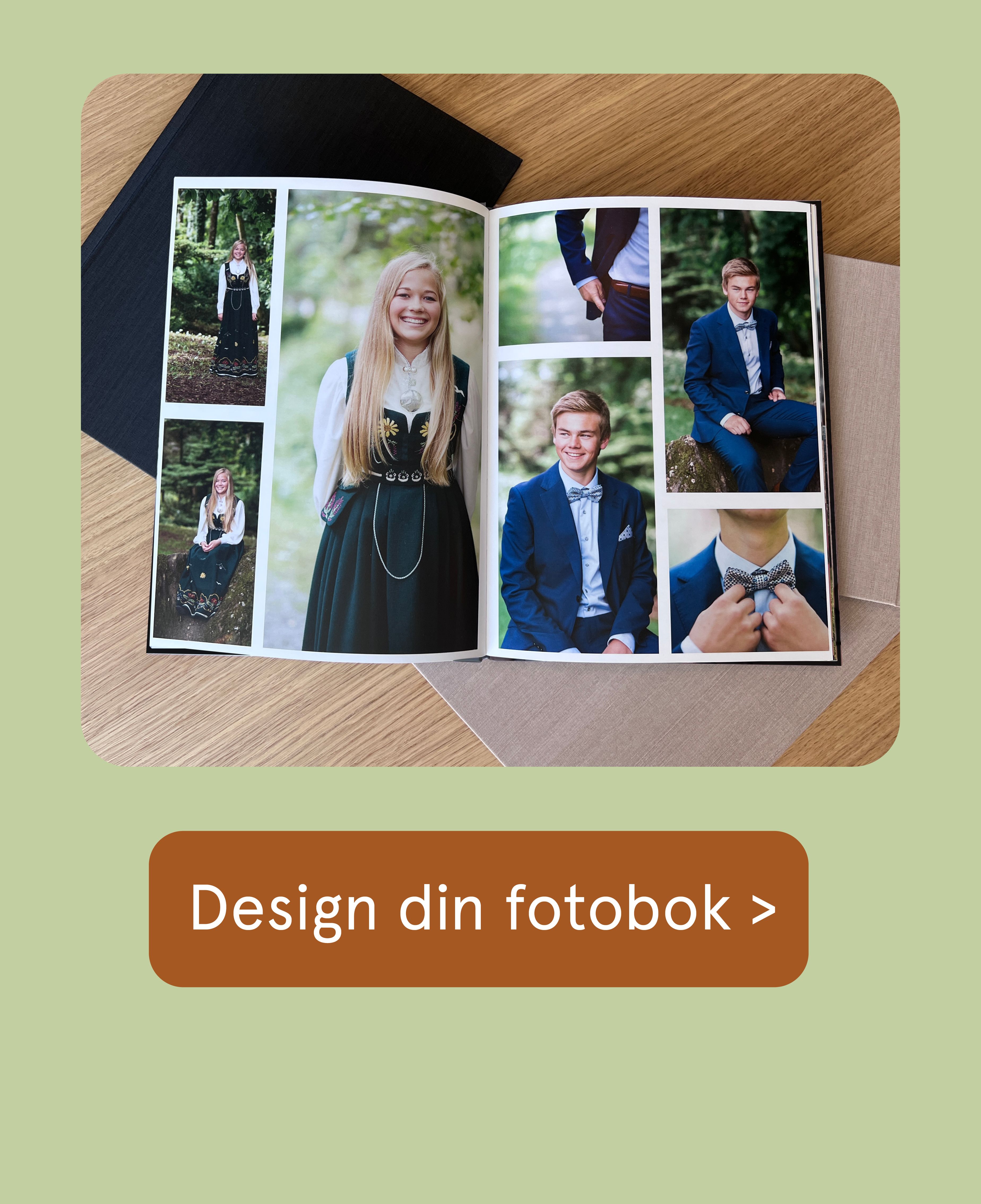 Fotobok på ekspress som du kan designe selv hos Elite Foto