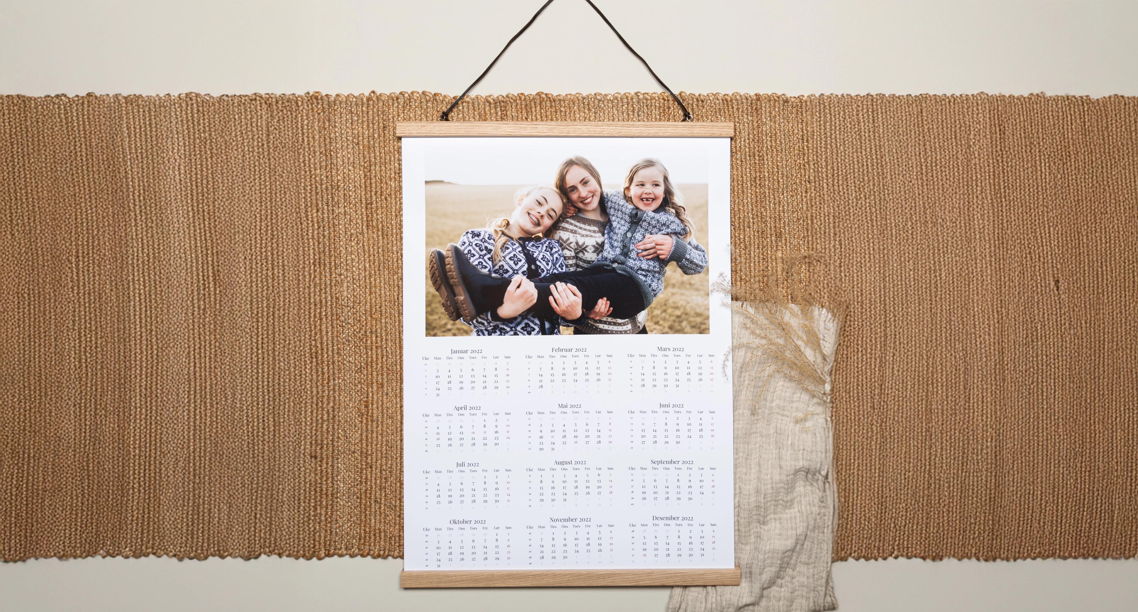 Plakatkalender i plakatlist