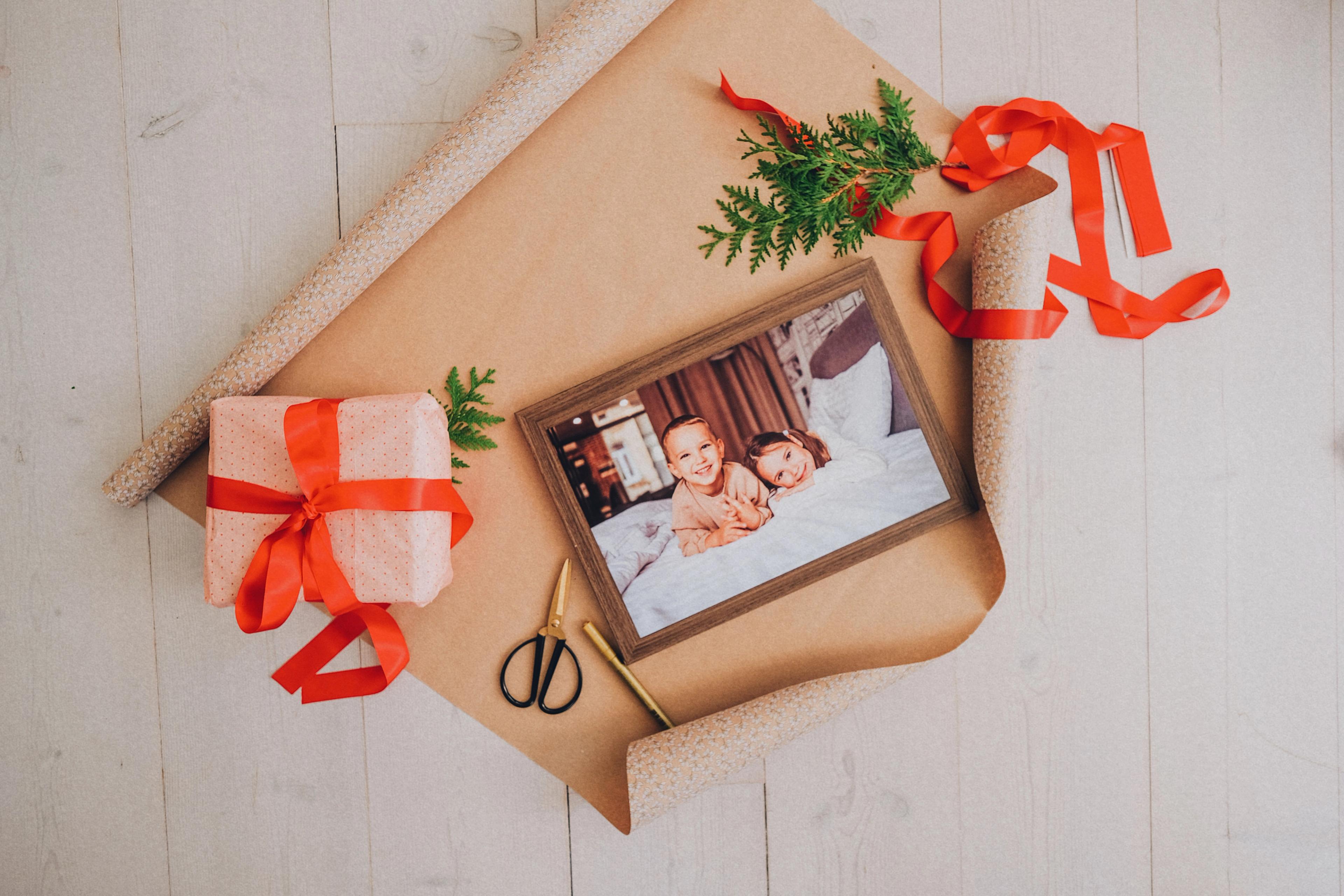 Gavetips: Stort bilde i ramme