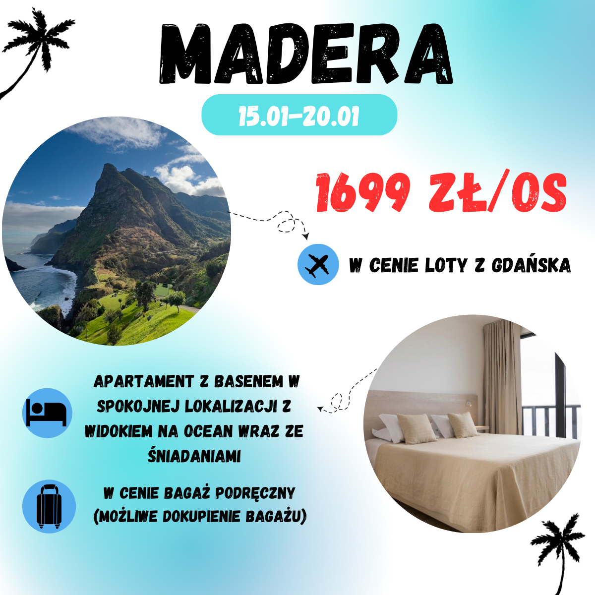 Madera na 6 dni za 1699 zł😍🇵🇹 (W cenie loty+ nocleg+ transport)