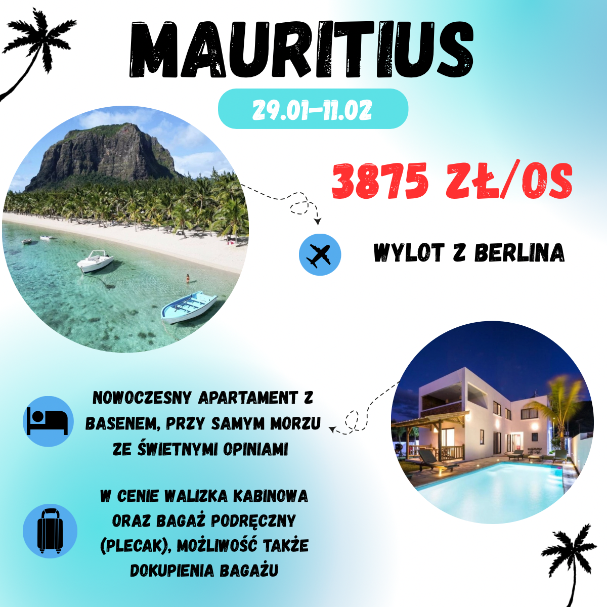 12 dni na Mauritiusie za 3875 zł! Wylot z Berlina