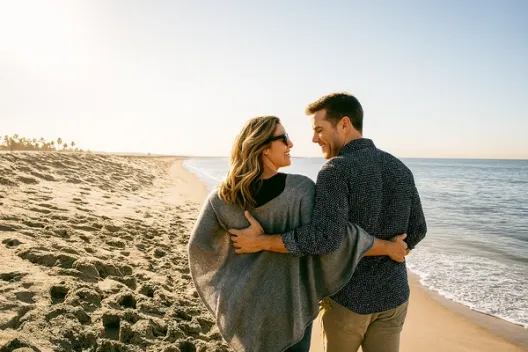 Couple on beach