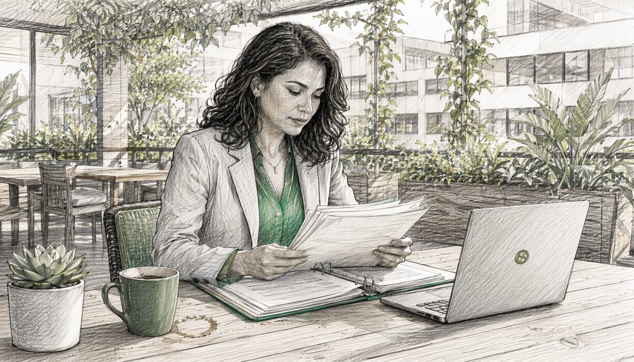 HR manager reviewing expiry alerts documents