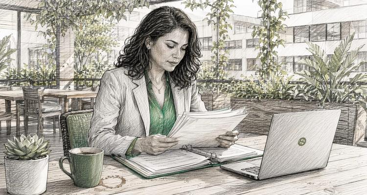 HR manager reviewing expiry alerts documents