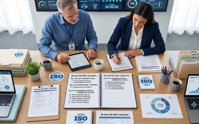 Image for ISO 9001 Audit Prep: A 90-Day Checklist for Operations Leaders