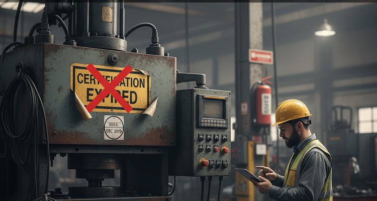 How Expired Equipment and Safety Certifications Impact Manufacturing Operations