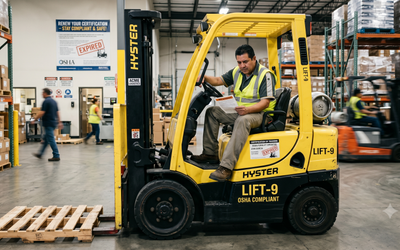 Image for What Happens When Your Forklift Certification Expires