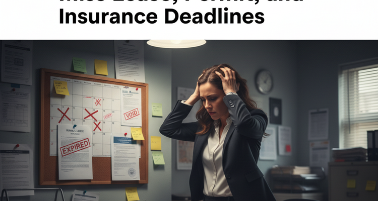 Why Property Managers Can’t Afford to Miss Lease, Permit, and Insurance Deadlines