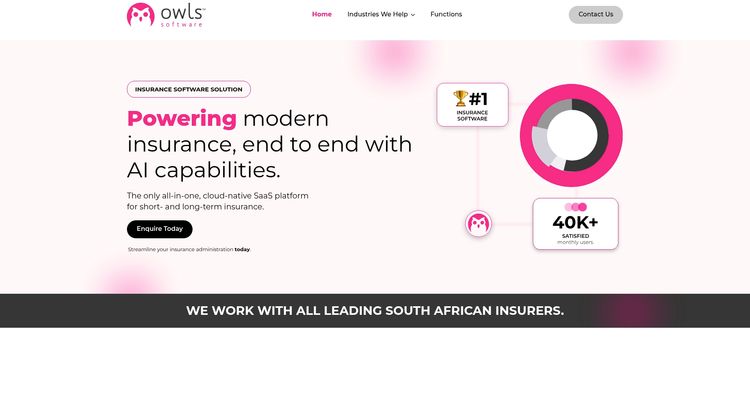 OWLS™ insurance software platform