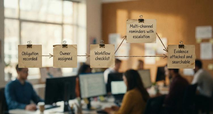 A realistic example: vendor compliance renewal