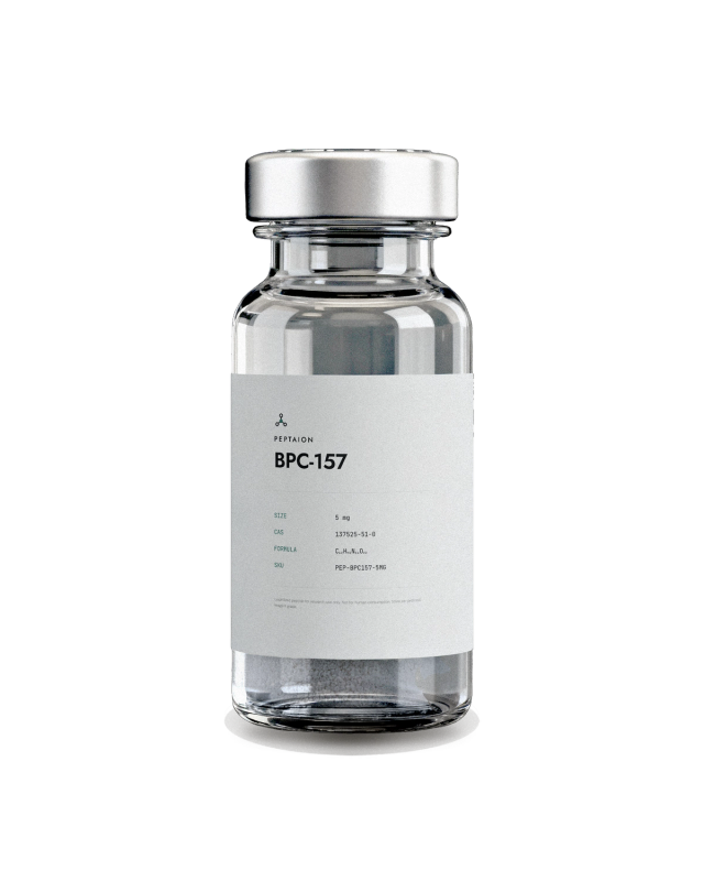 BPC-157 5 mg lyophilized peptide vial