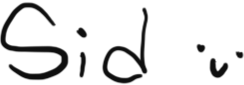 Sid's signature