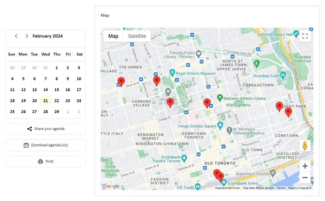 Dayout.io — detail