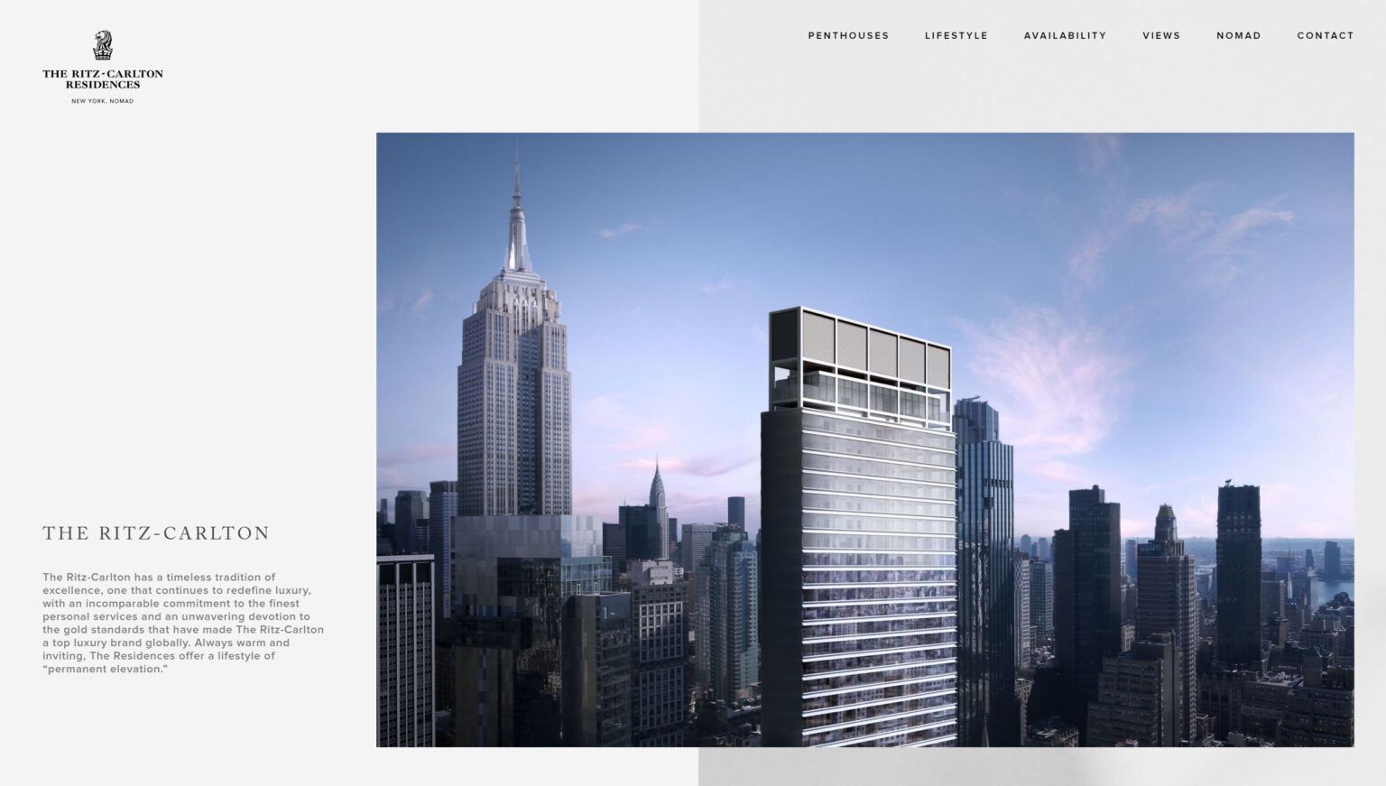 The Ritz-Carlton Residences — detail