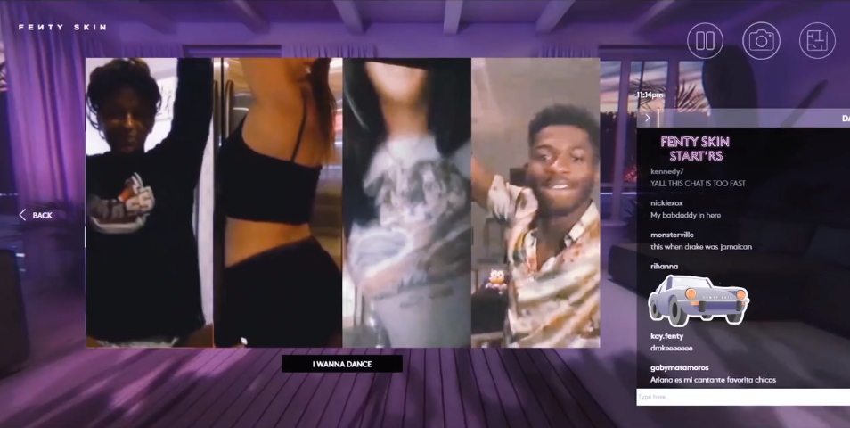 Fenty Skin Virtual Launch Party — detail