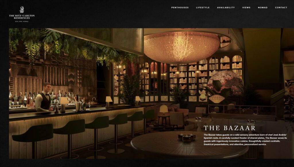 The Ritz-Carlton Residences — detail