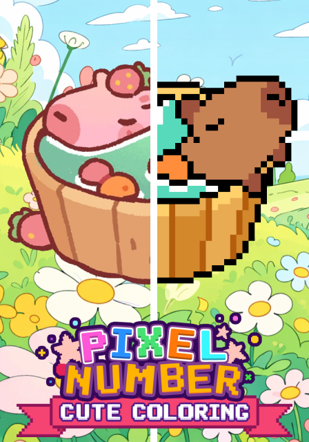 Pixel Number: Cute Coloring