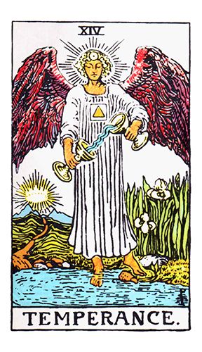 14. Temperance | Major Arcana | Destiny Matrix Chart | The Matrix of ...