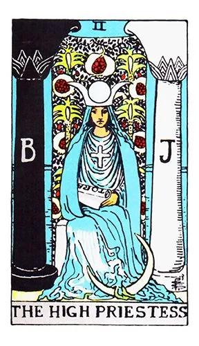 2 The High Priestess Major Arcana Destiny Matrix Chart The