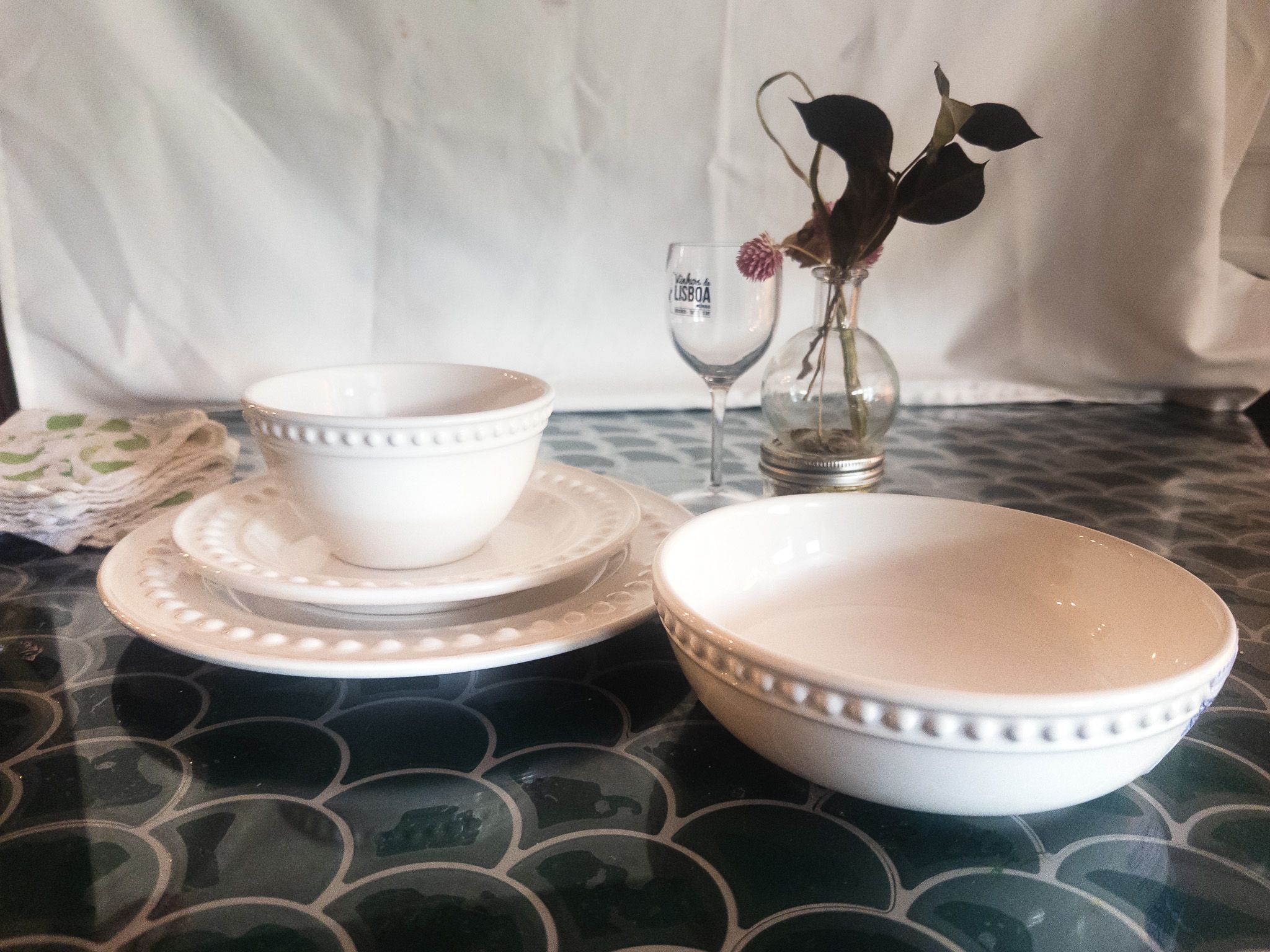 (Set of 12) Dinner Plate Set