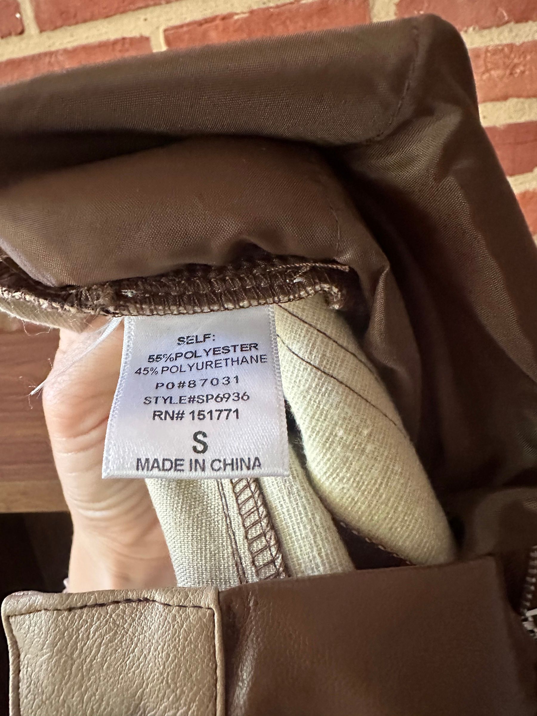 Multi-Tone Pleather Pants