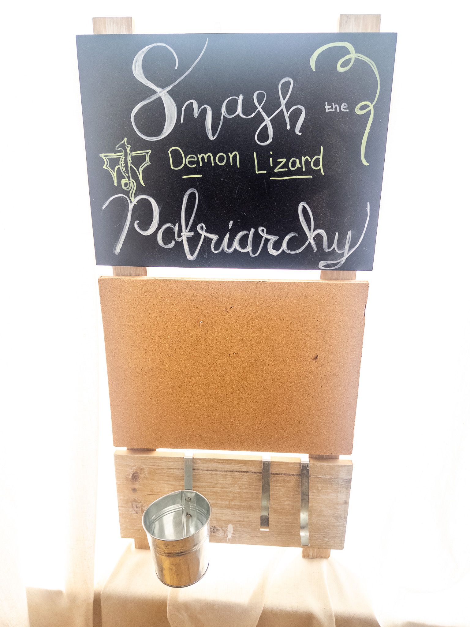 Smash the Patriarchy Corkboard
