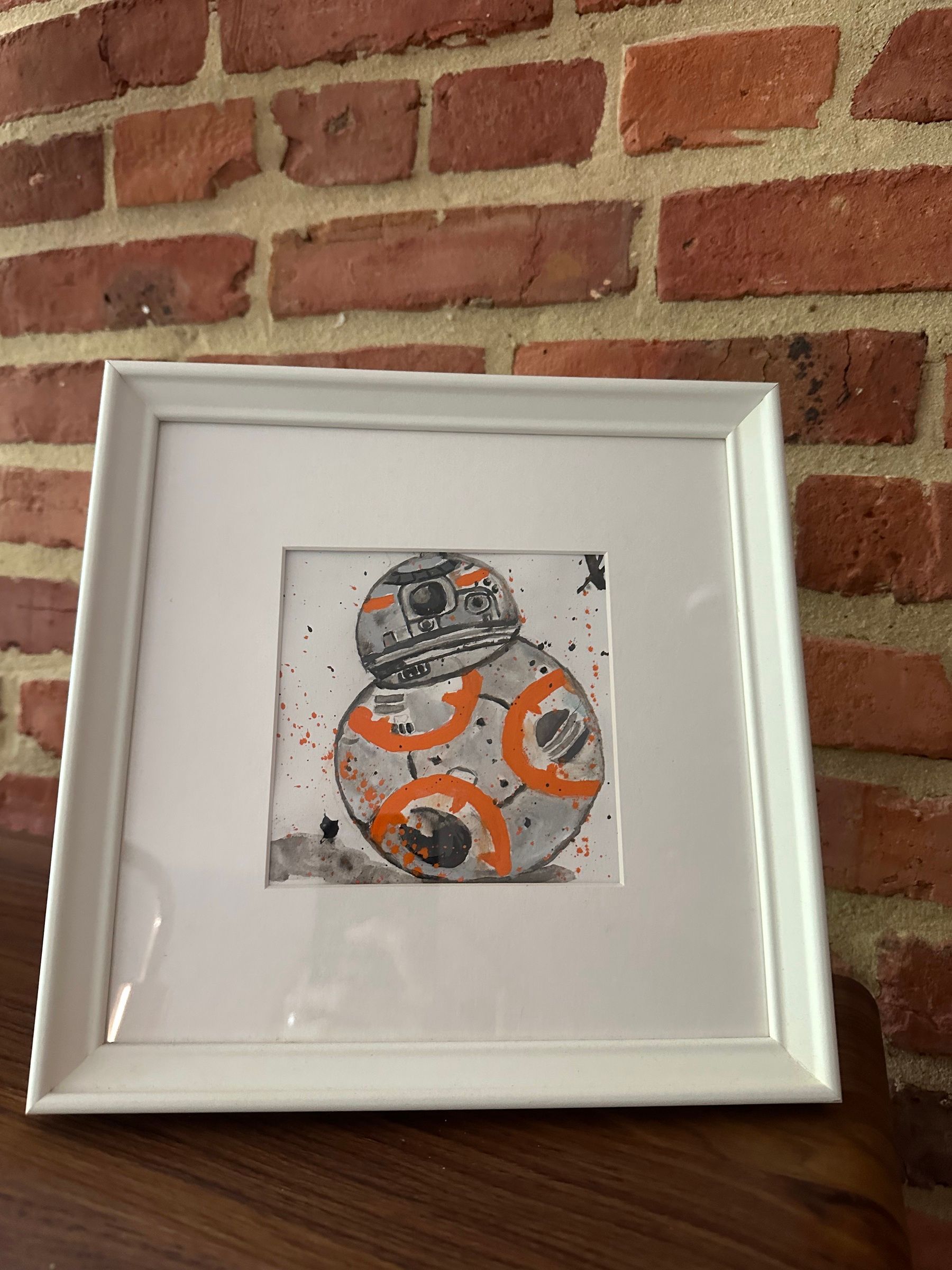 Original Watercolor BB-8 Painting