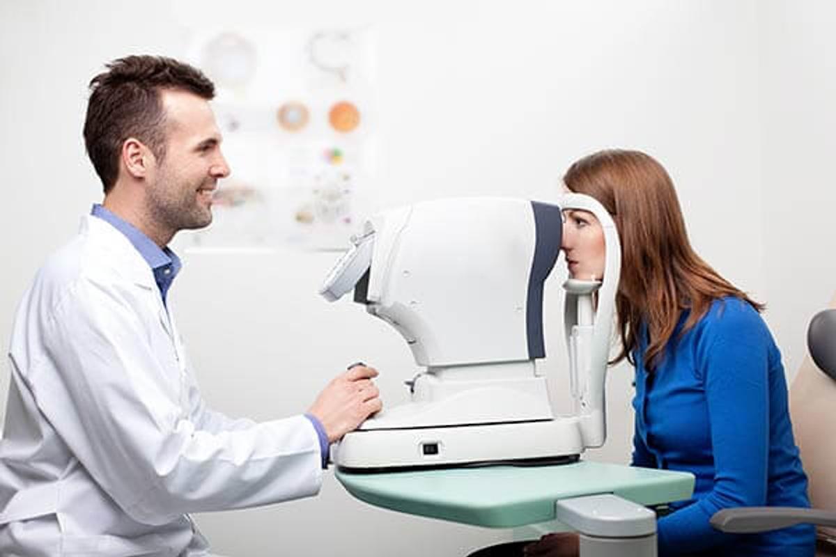Optical coherent tomography (OCT) examination