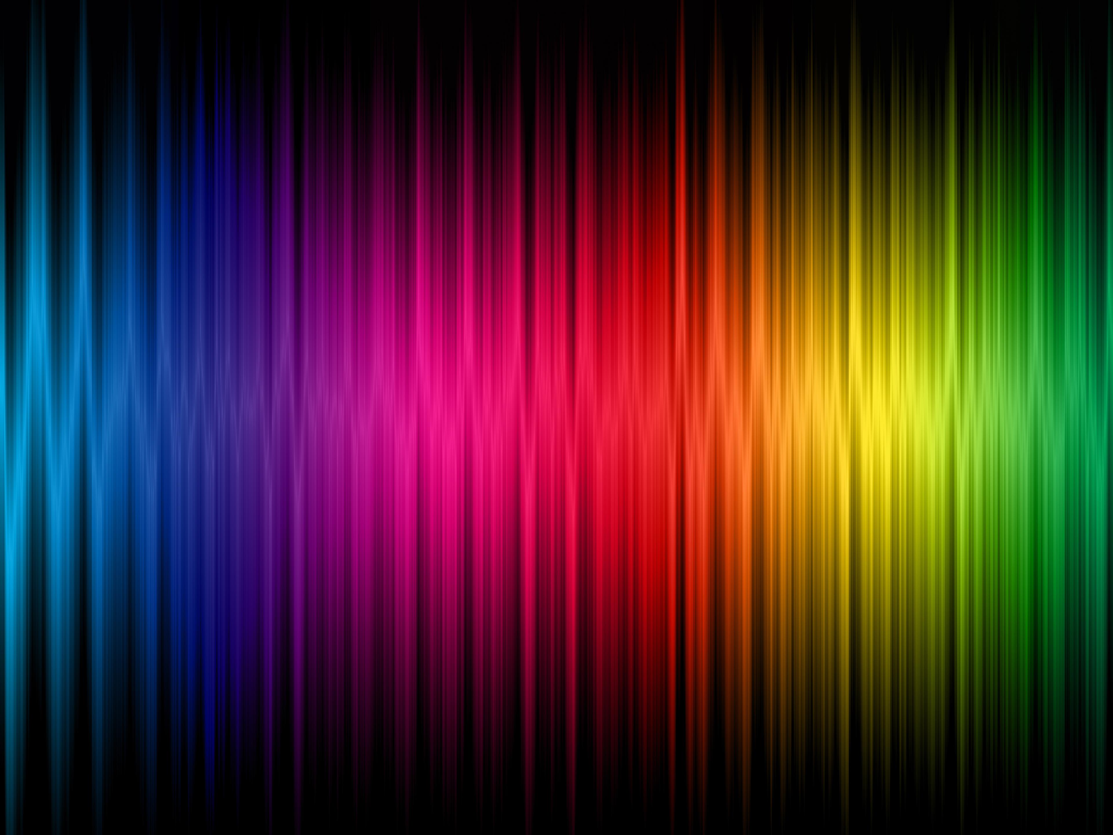 Artistic representation of spectral wavelength bands