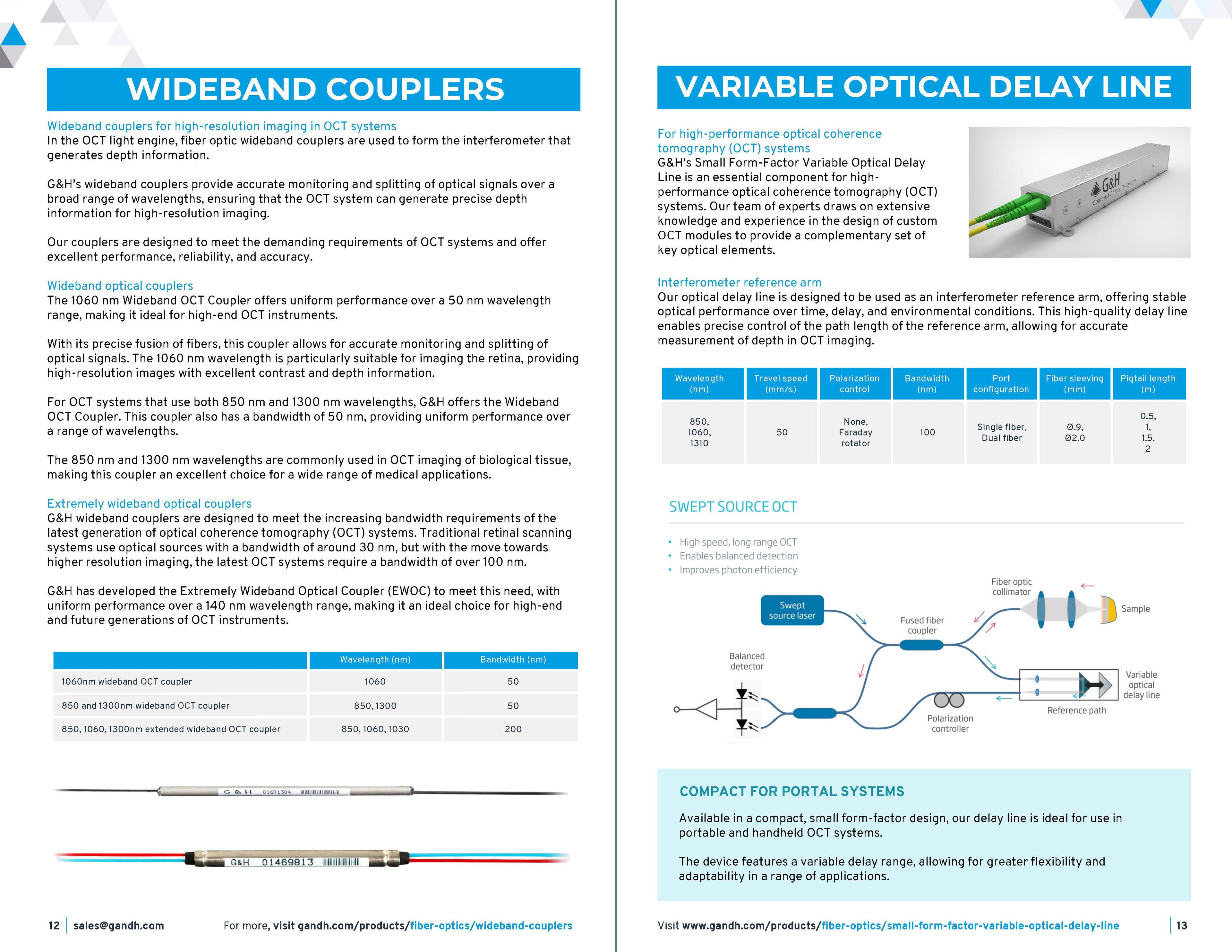 G&H Product & Solutions Guide - Fiber Optics Page 12-13