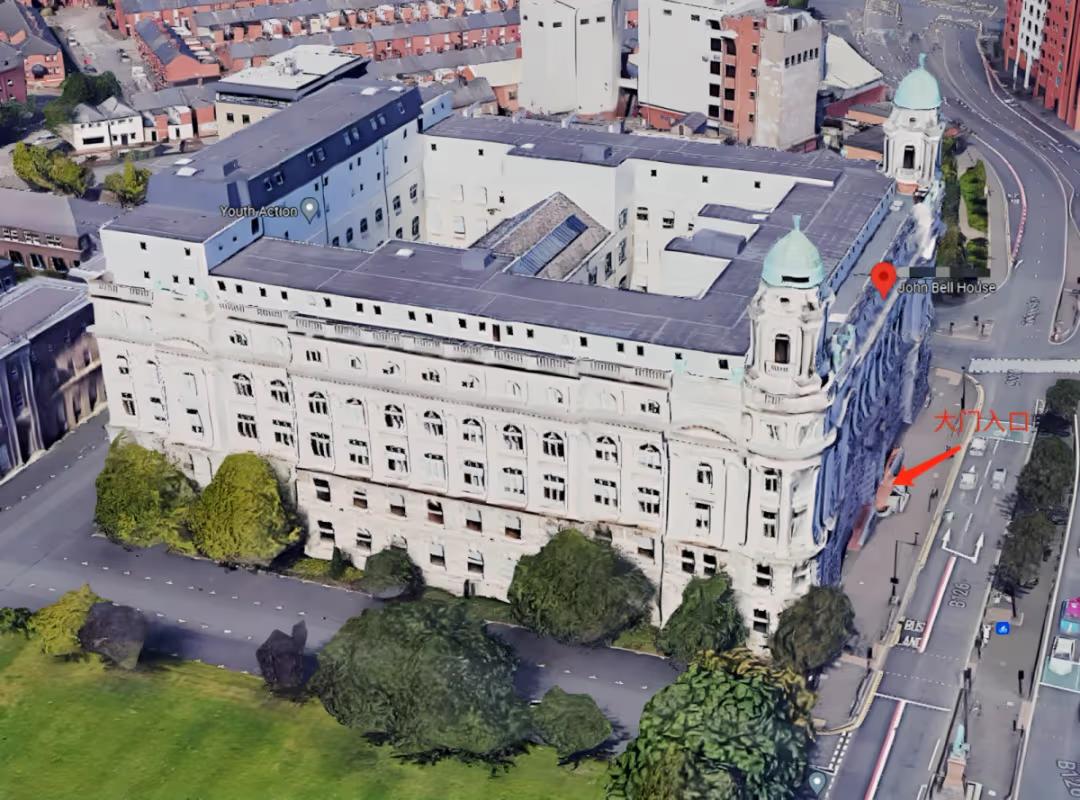 Exterior view showcasing the property's historic architecture and prominent city-centre location.