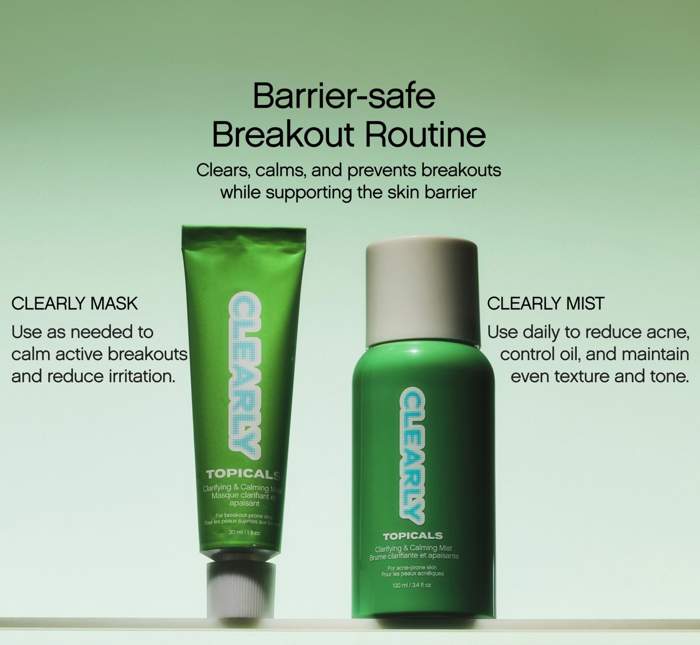 Breakout Routine Topicals | Clearly Breakout Routine