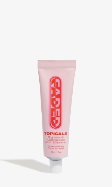 a tube of faded topicals brightening and smoothing serum