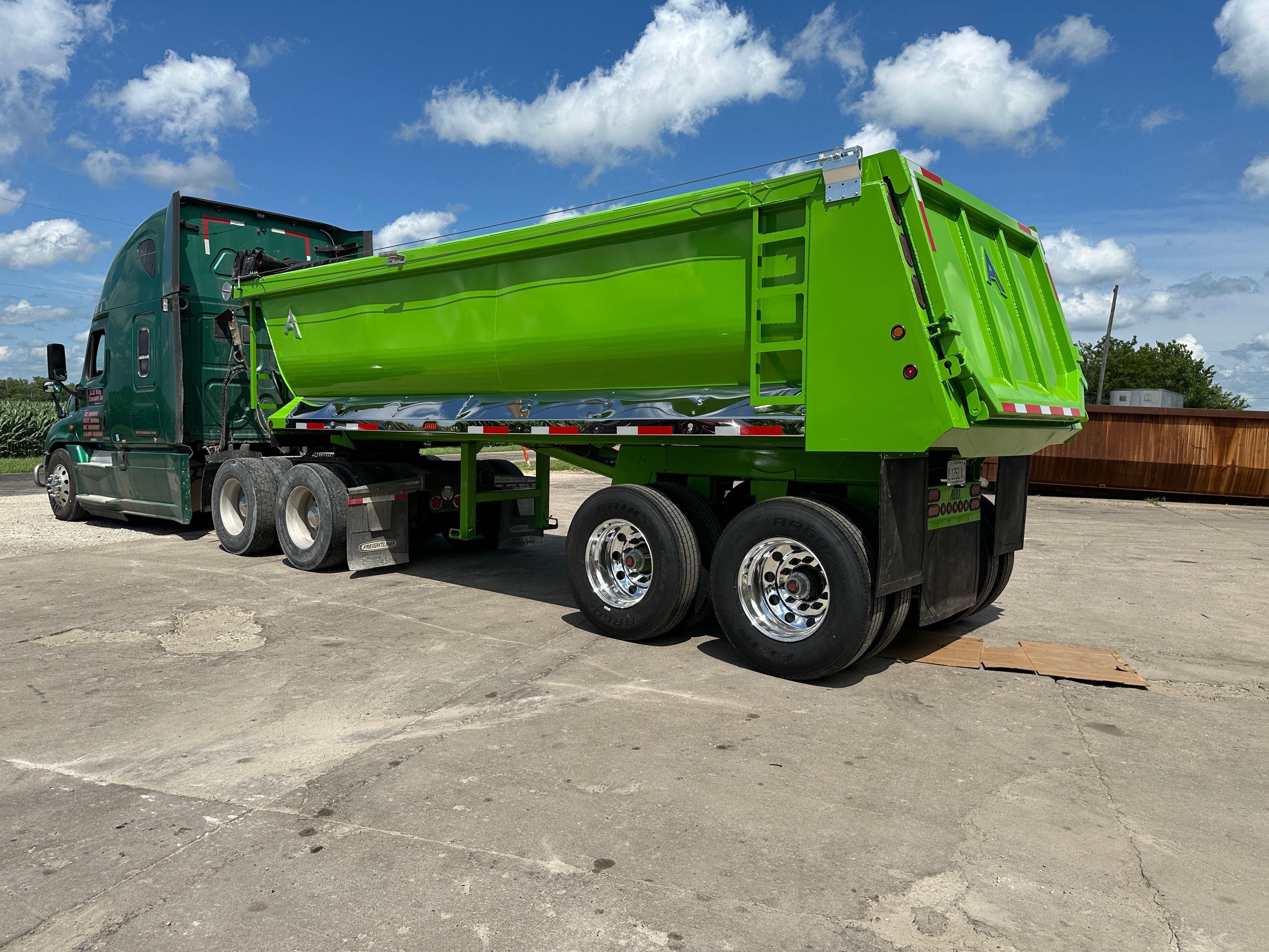 aluminum alko dump trailer
