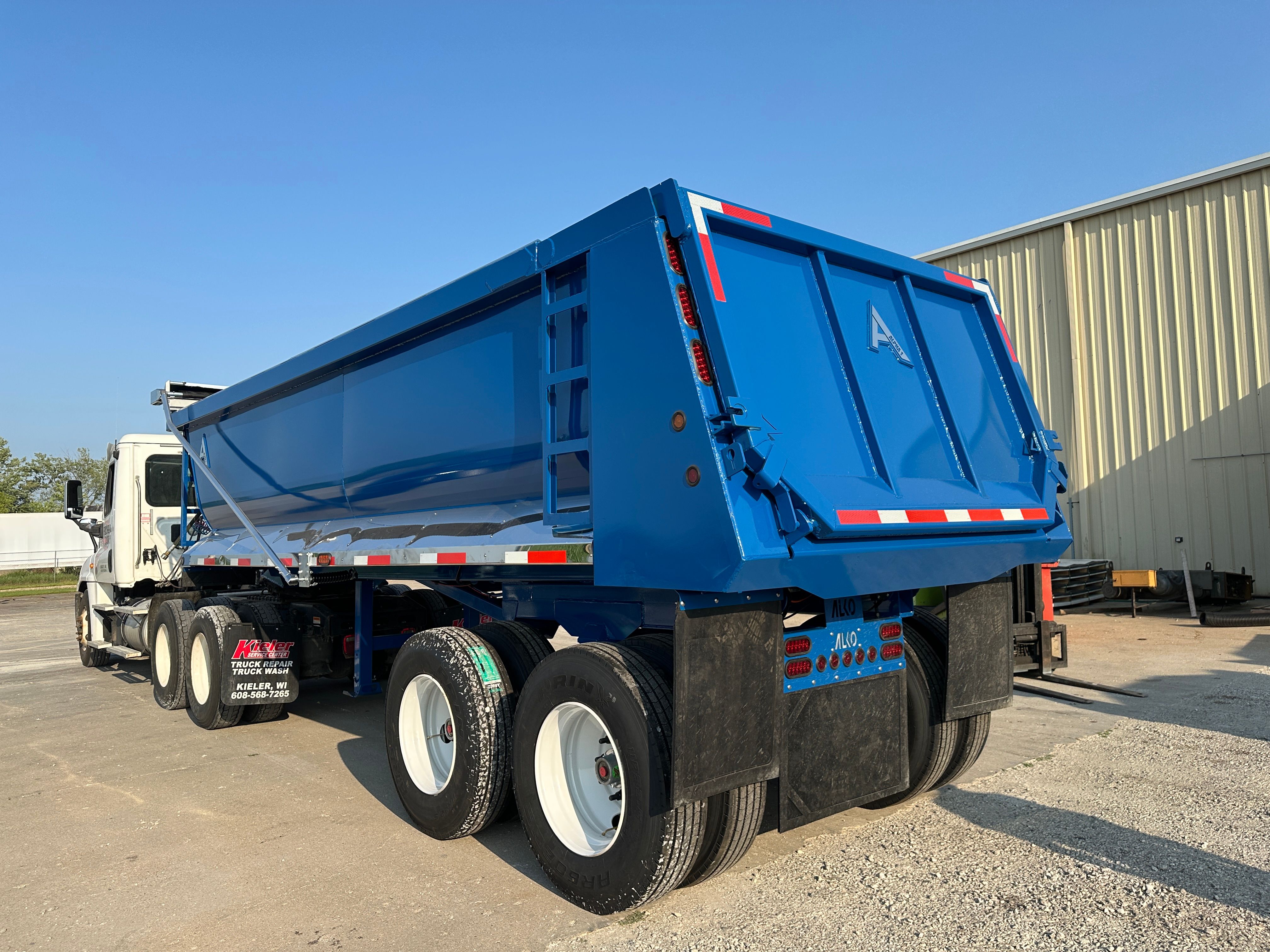 aluminum alko dump trailer