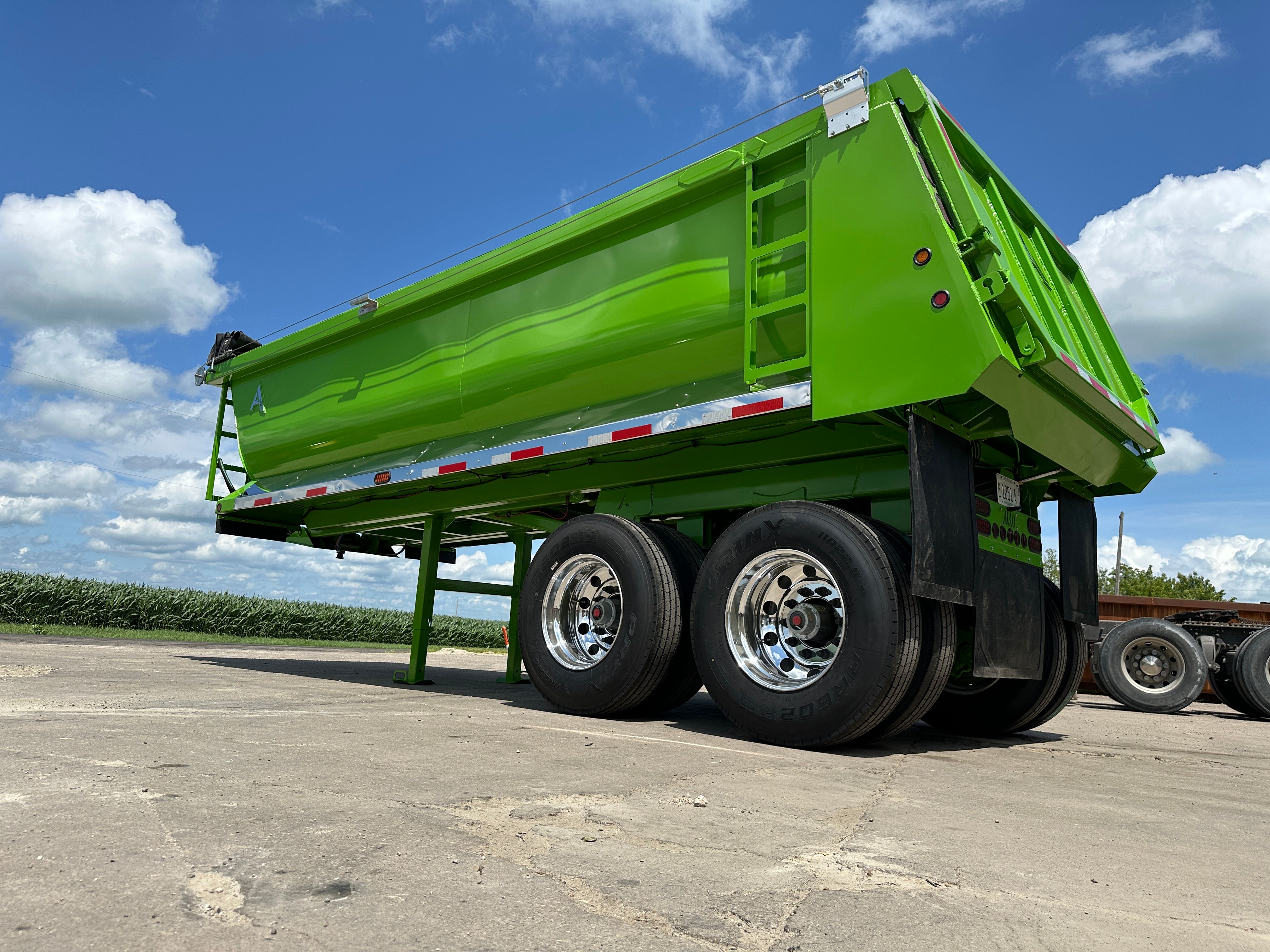 aluminum alko dump trailer