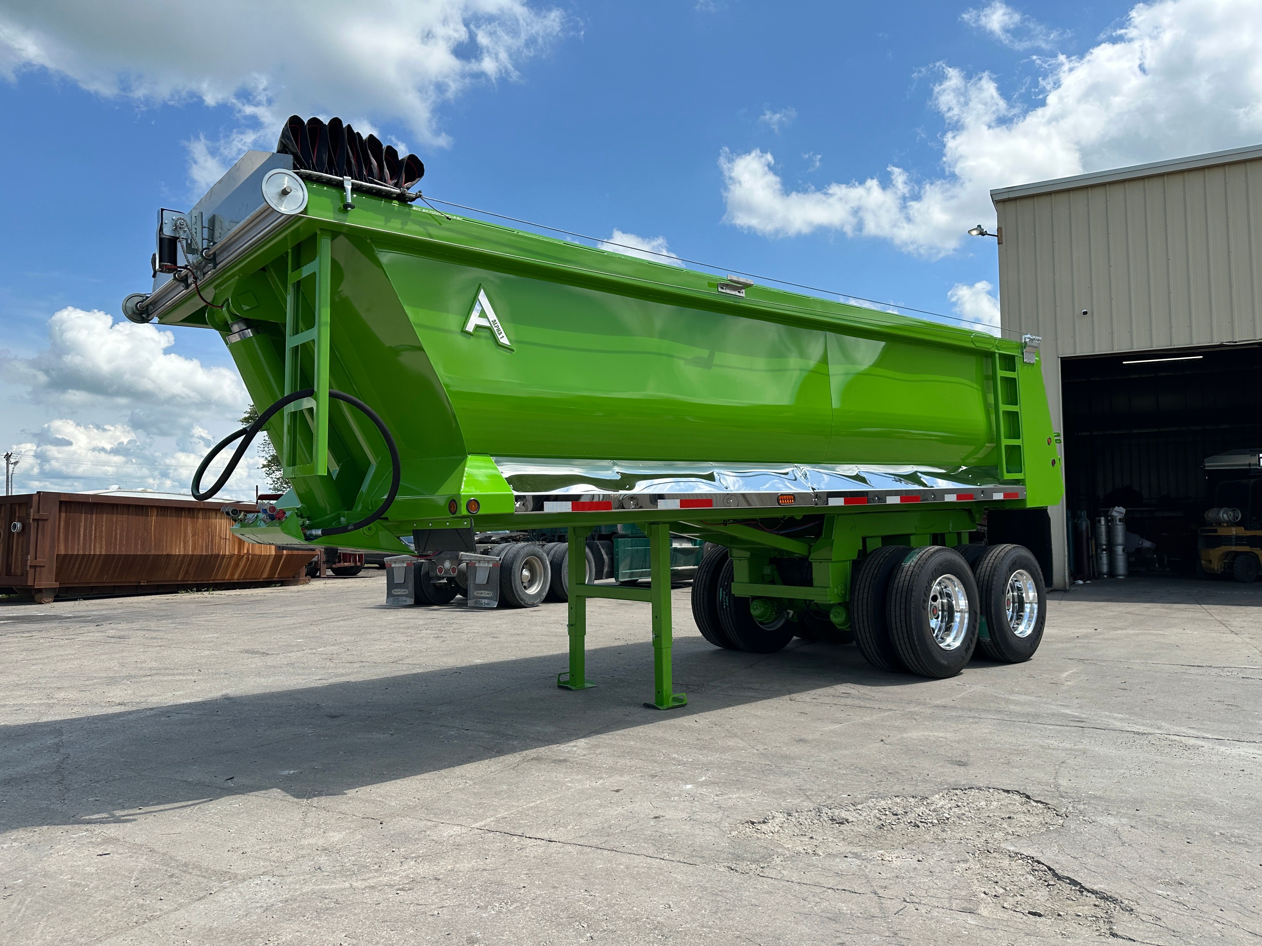 aluminum alko dump trailer