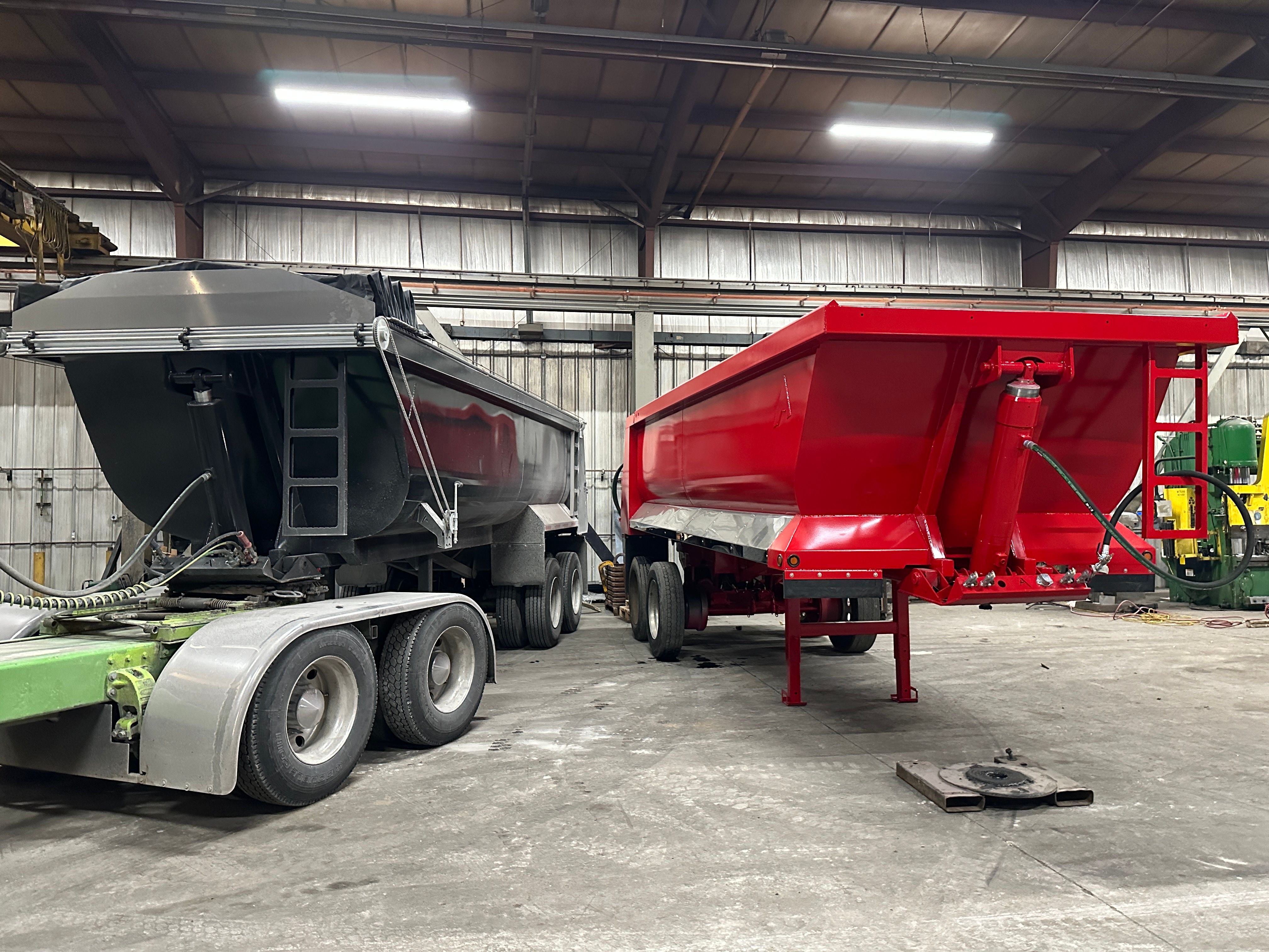 aluminum alko dump trailer