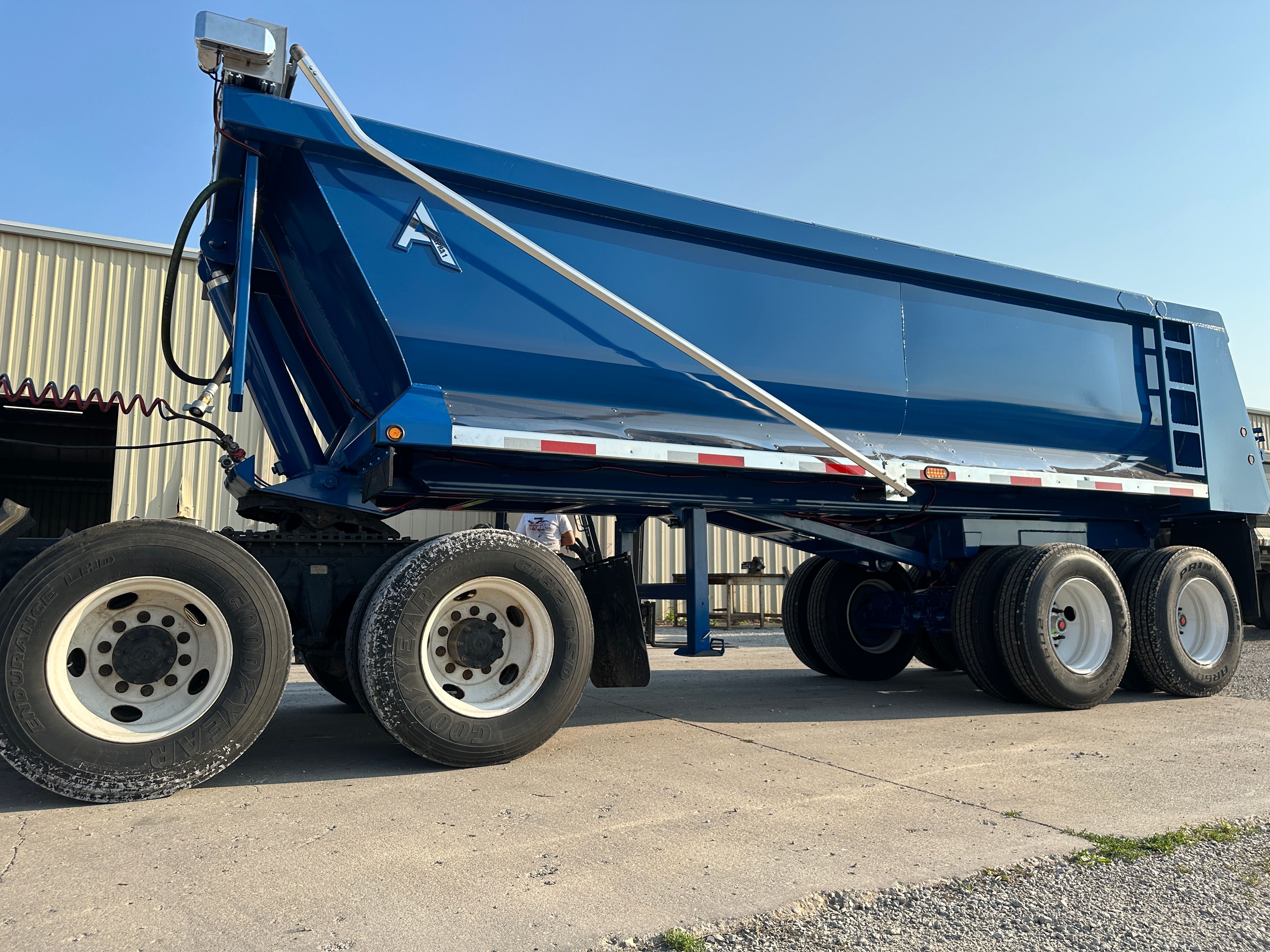 aluminum alko dump trailer