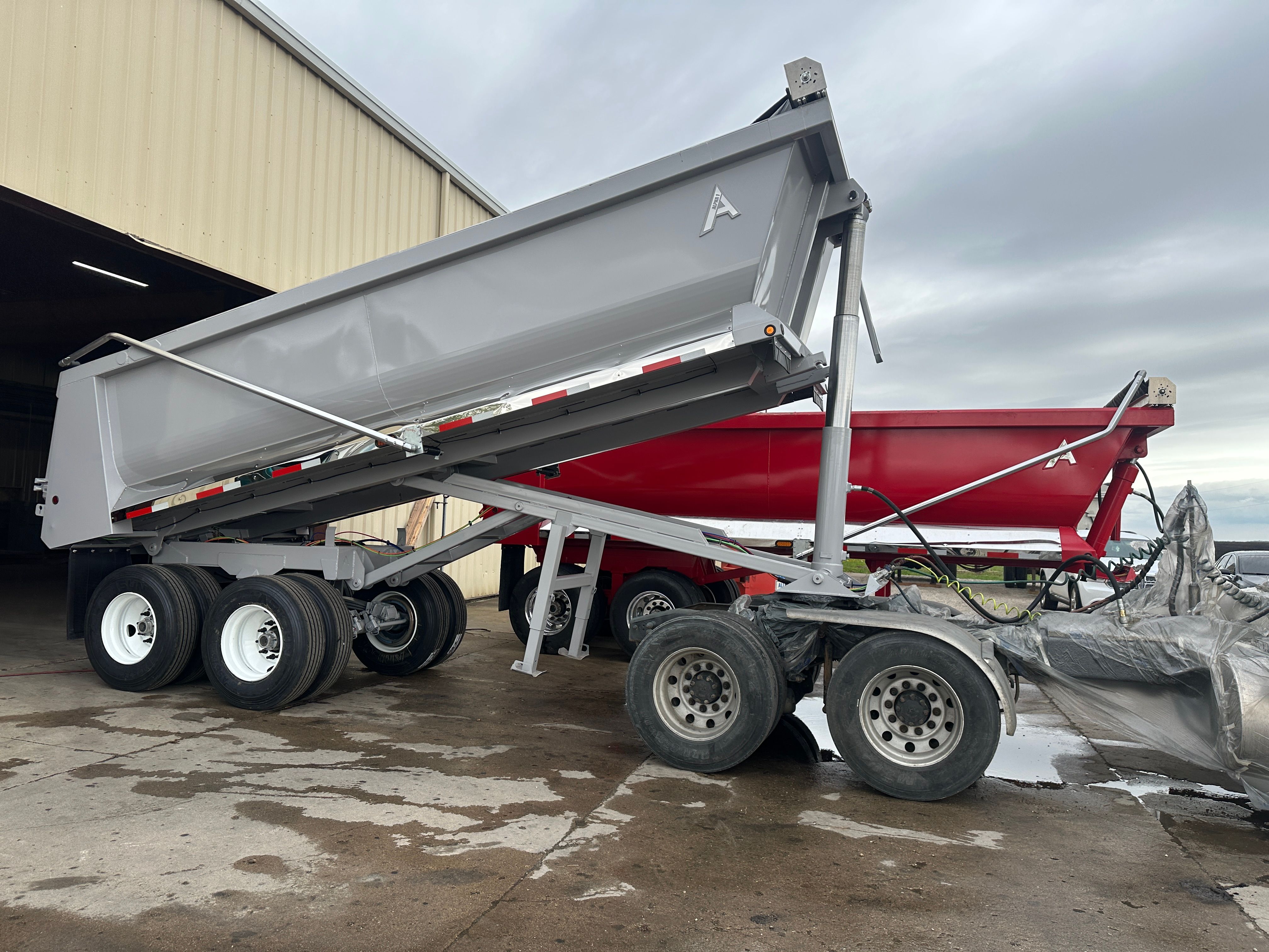 aluminum alko dump trailer