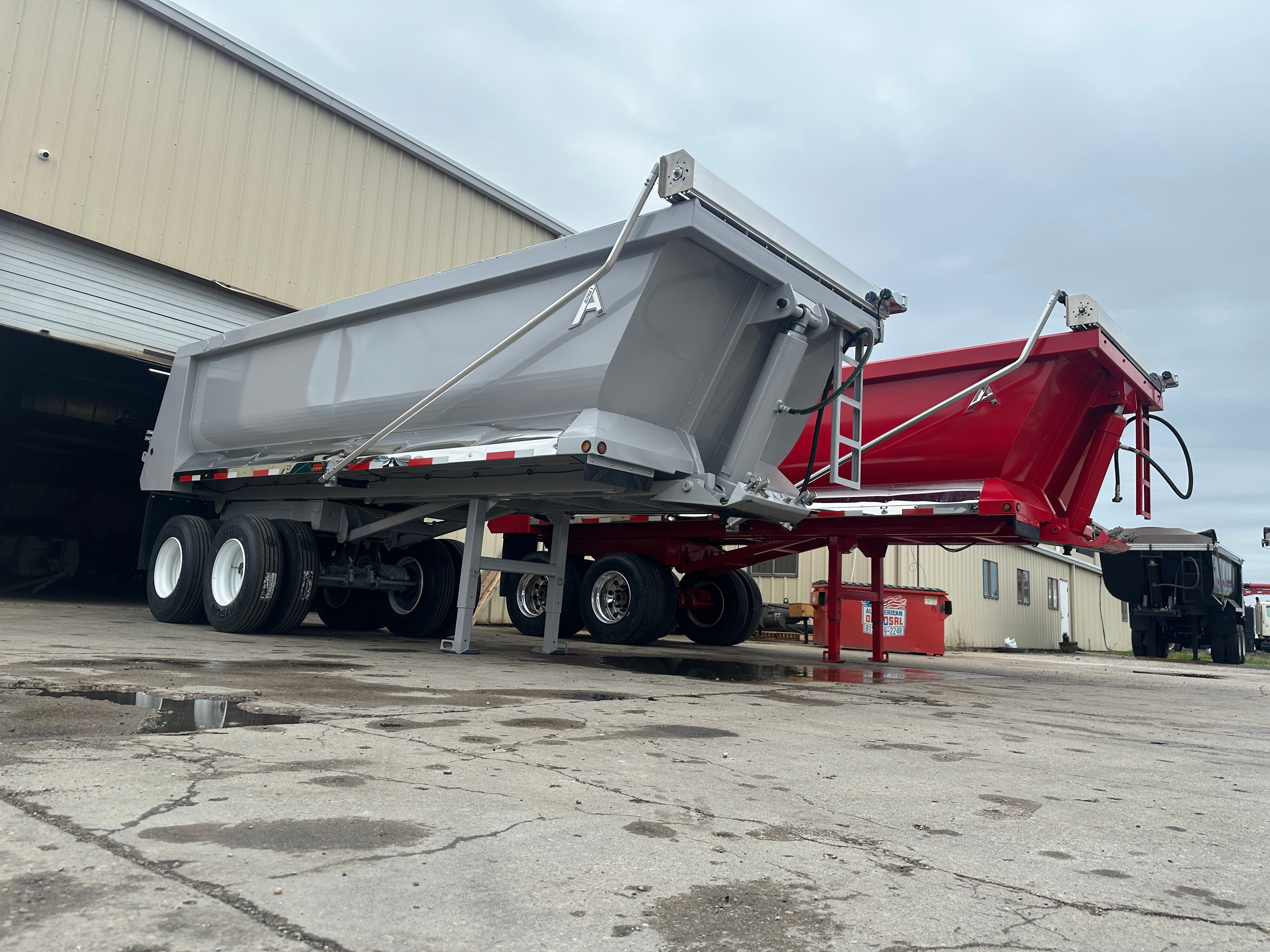 aluminum alko dump trailer
