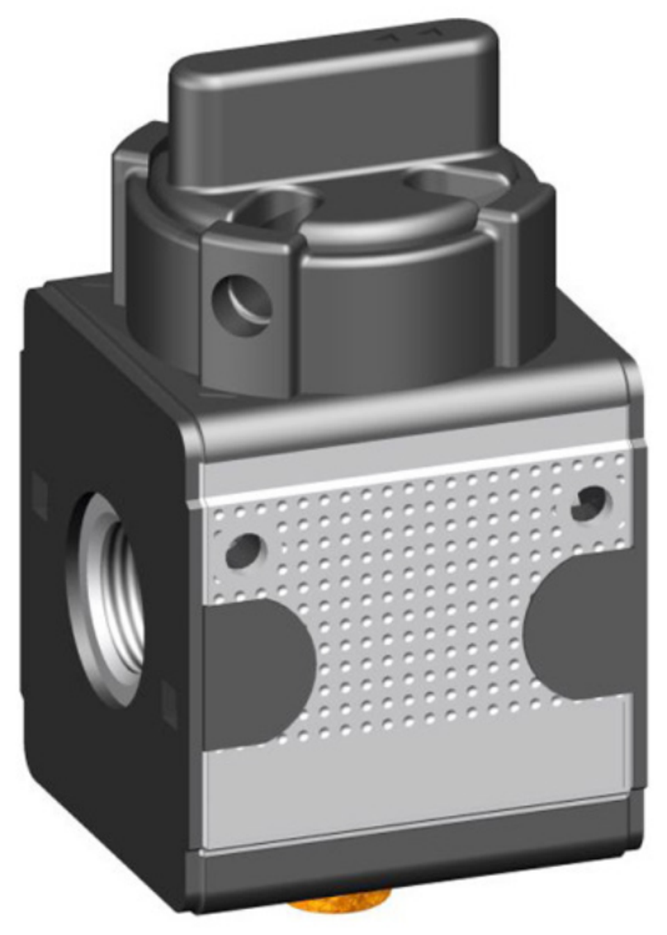 Aan/uit 3/2-ventiel (handbediend) 00-AUV 1/4 — productfoto