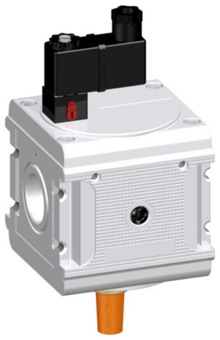Aan/uit 3/2-ventiel (elektrisch) 00-AUV 24V 3/4 — productfoto