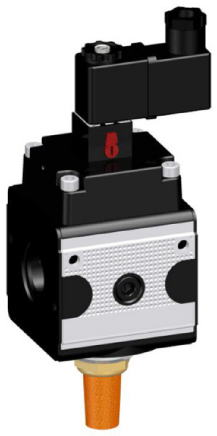 Aan/uit 3/2-ventiel (elektrisch) 00-AUV 24V 1/2 — productfoto