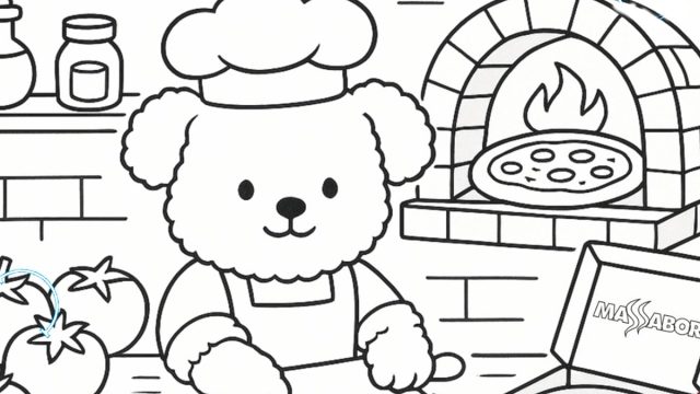 Embalagem de Pizza para o Dia das Crianças Massabor